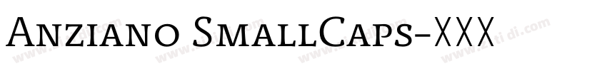 Anziano SmallCaps字体转换